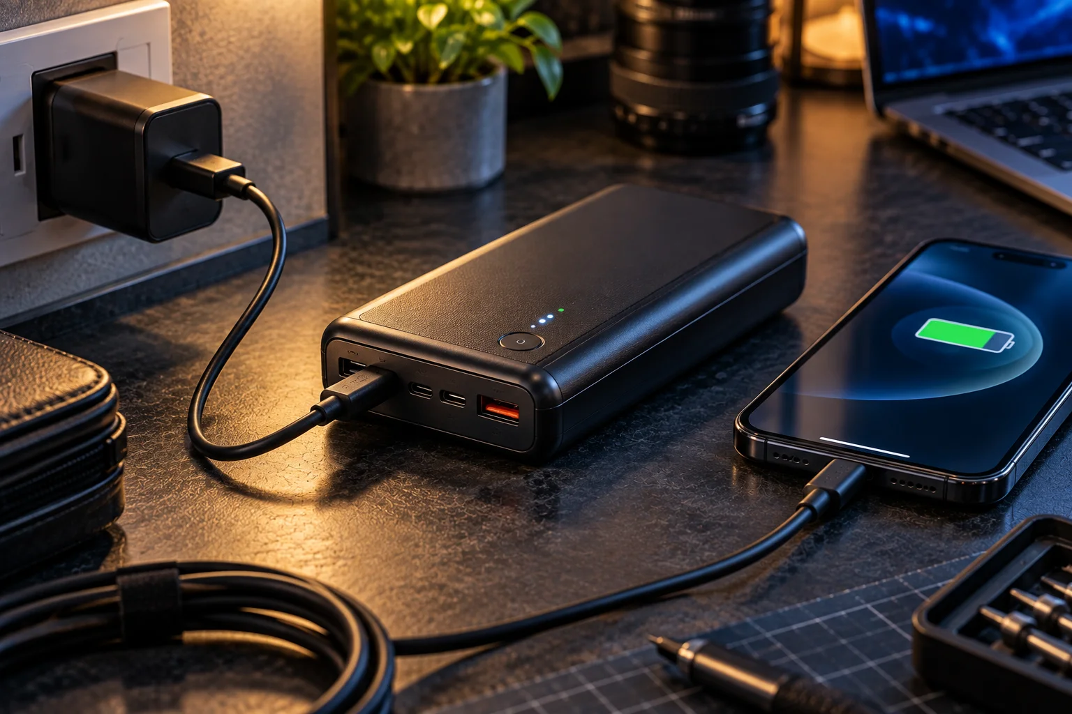 Power Bank Pass-Through Charging Explained: Can You Safely Charge the Power Bank and Your Device at the Same Time?