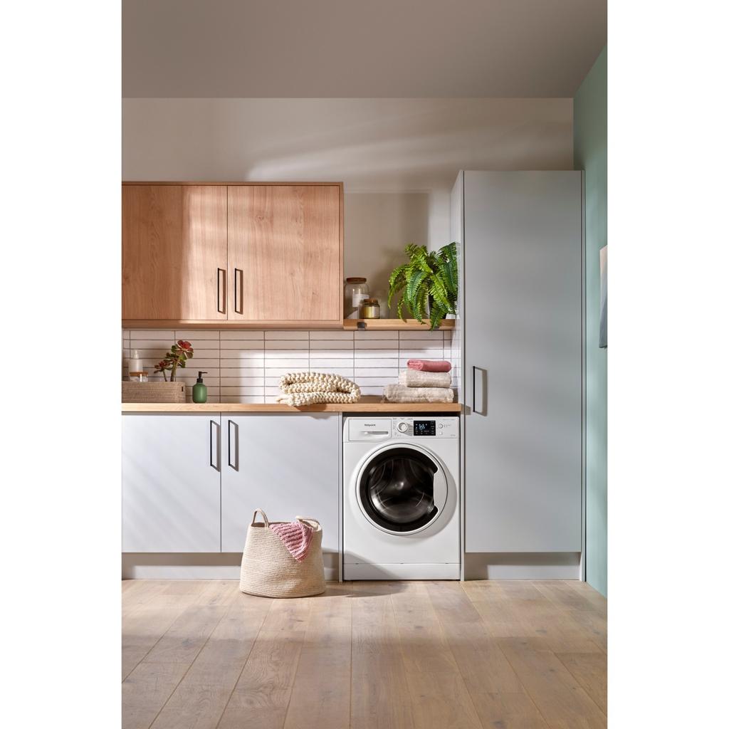 Hotpoint Anti-stain 11kg Wash 7kg Dry 1600rpm Washer Dryer - Energy Saving, Steam - White NDB11724WUK | Appliances Direct