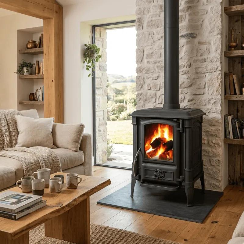 Poêle à bois Arina ETNA au meilleur prix sur TopChaleur 6,5 kw
