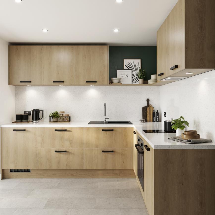 Greenwich Natural Oak Kitchen | Howdens