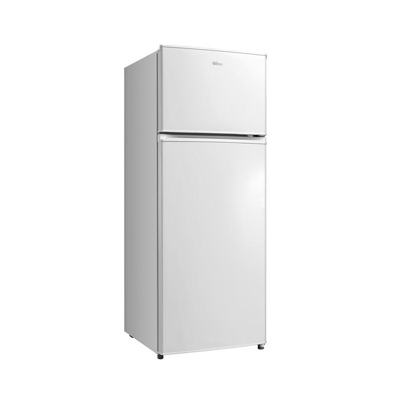 Frigorífico 2 puertas 143X55cm QILIVE Q.6521, Cíclico, clasificación energética: D, H: 143cm, A: 55cm, F: 55cm, capacidad total: 204L. - Alcampo Tu Supermercado Online