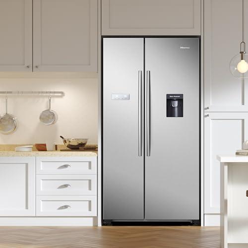 RS741N4WCE 90cm Stainless Steel American Fridge Freezer | Ieris UK