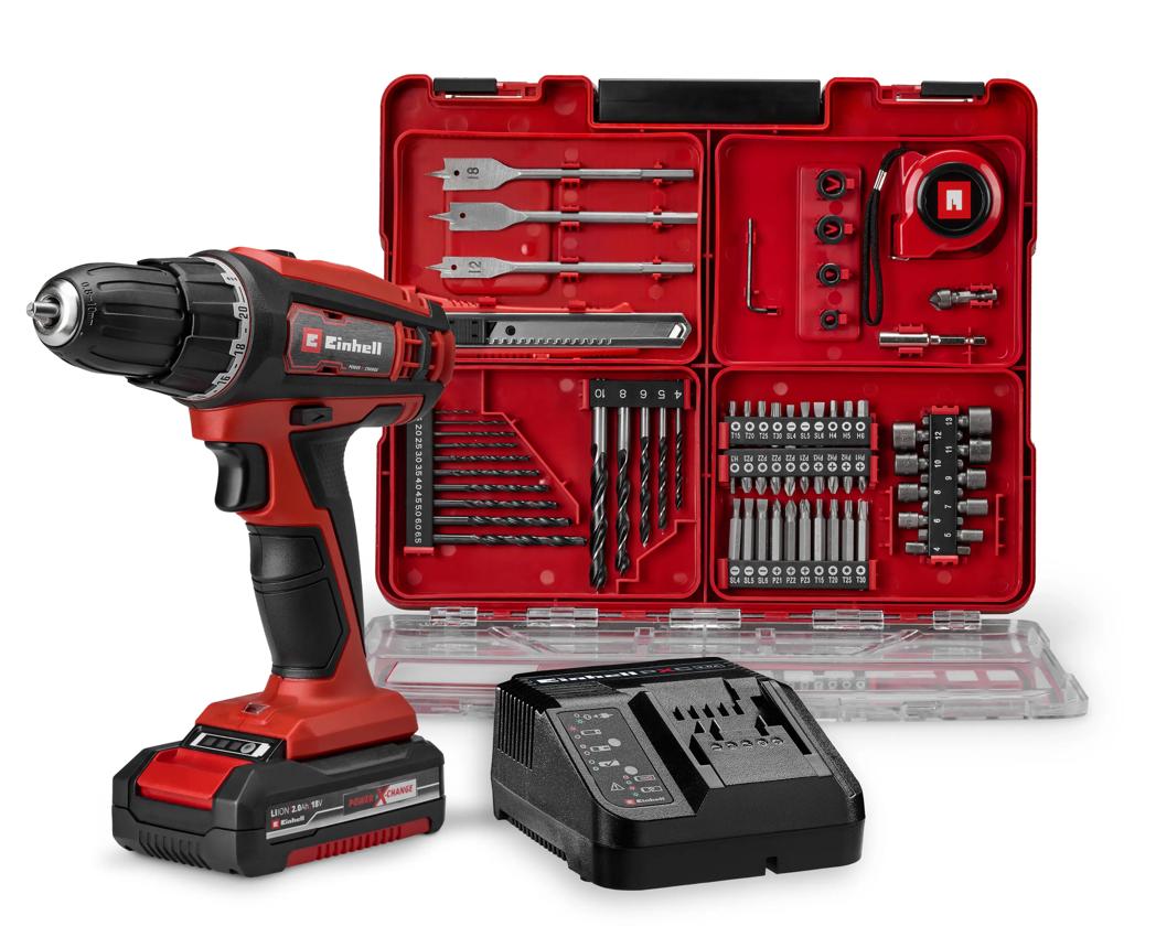 Einhell Akku-Bohrschrauber Mobile Werkstatt TC-AS 18 Li Set inkl. Akku & Ladegerät kaufen | Globus Baumarkt